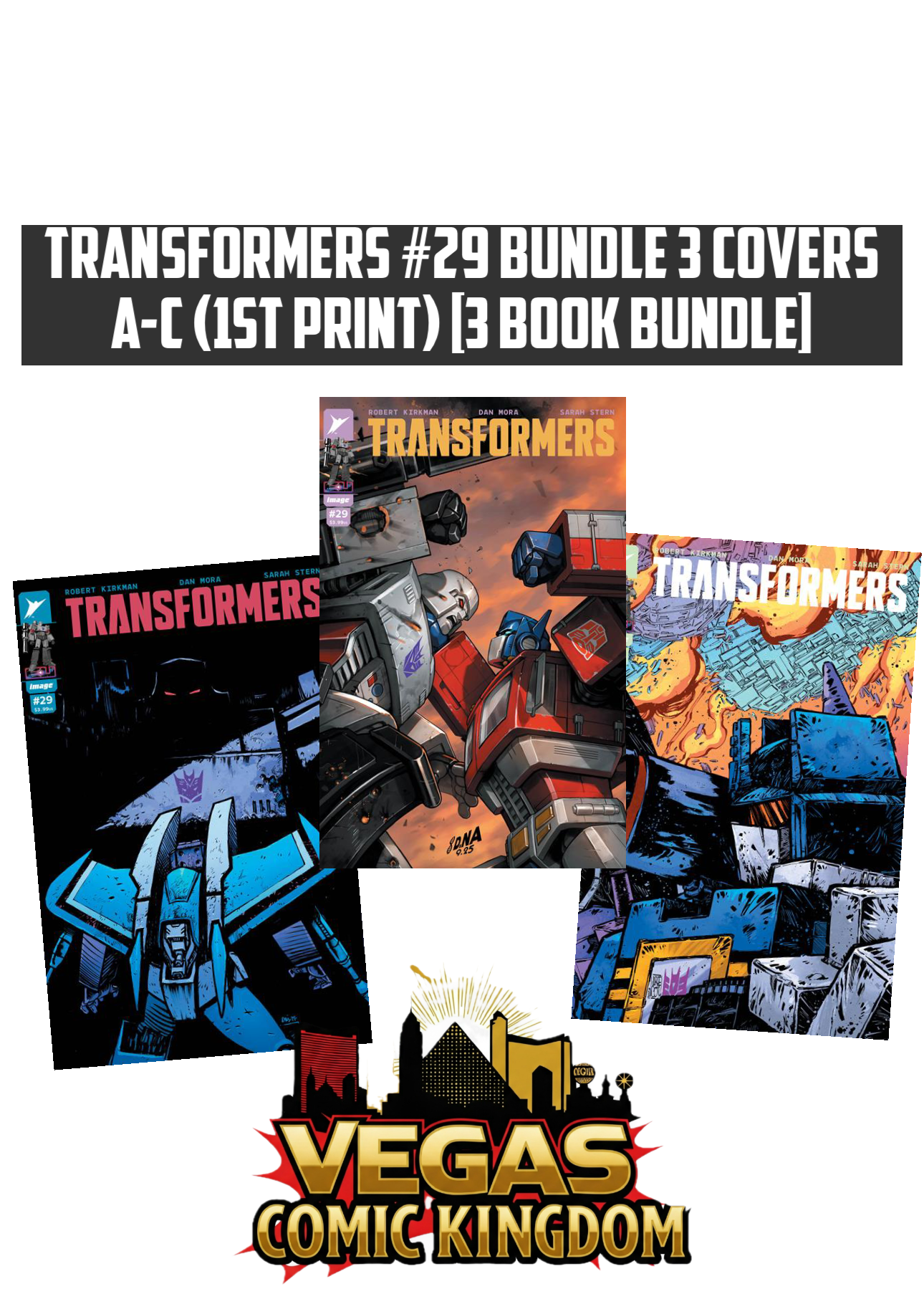 TRANSFORMERS #29 Bundle 3 Covers A-C (1st Print) [3 Book Bundle]