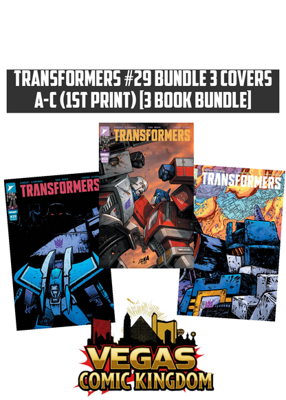 TRANSFORMERS #29 Bundle 3 Covers A-C (1st Print) [3 Book Bundle]