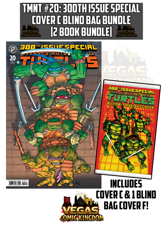 Teenage Mutant Ninja Turtles #20: 300th Issue Cover C Bundle [2 Book Bundle]