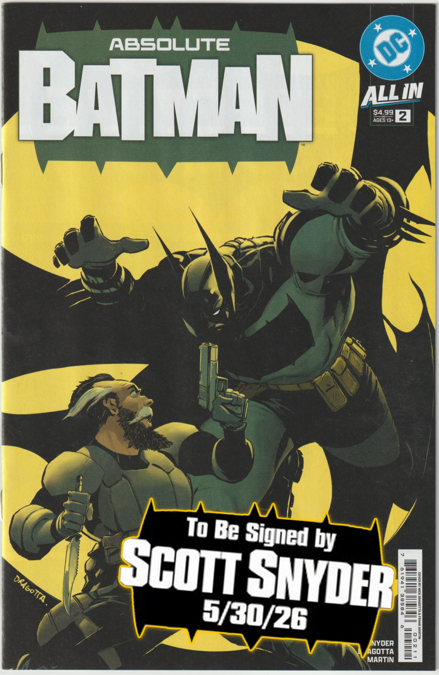 ABSOLUTE BATMAN #2 (1st Print & More) [SIGNED BY SCOTT SNYDER]