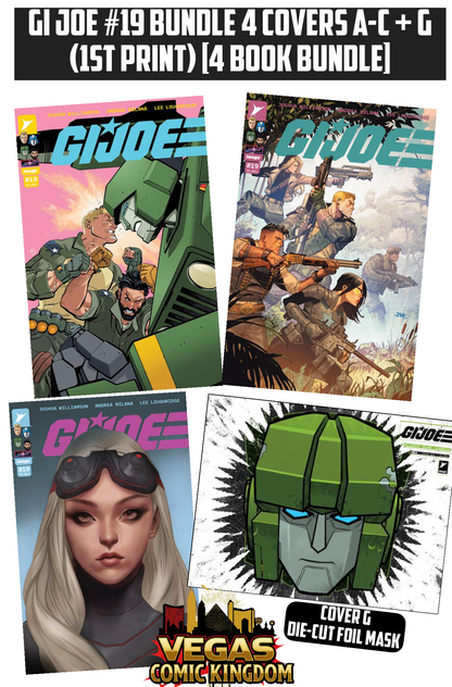 GI JOE #19 Bundle 4 Covers A-C + G (1st Print) [4 Book Bundle]