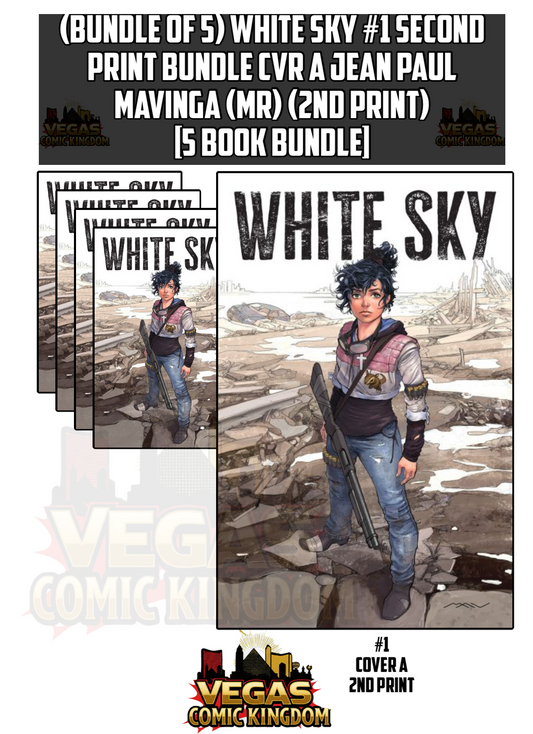 WHITE SKY #1 Second Print Bundle CVR A JEAN PAUL MAVINGA (MR) (2nd Print) [5 Book Bundle]