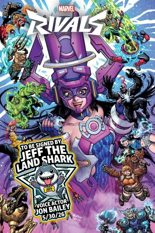 Marvel Rivals #1 Cover C Warren Cover [SIGNED BY JON BAILEY (Voice of Jeff the Land Shark)]