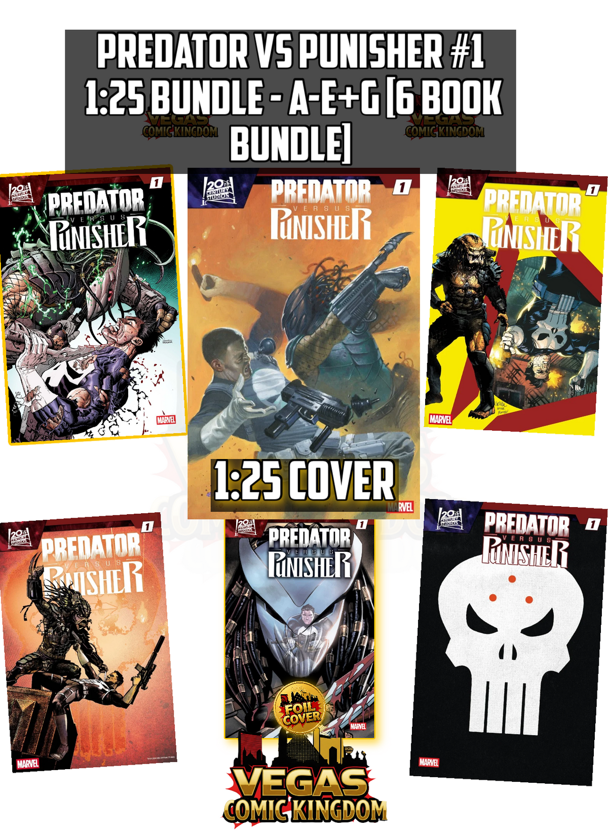Predator vs Punisher #1 & Variants (1st Print) Marvel Comics 2026