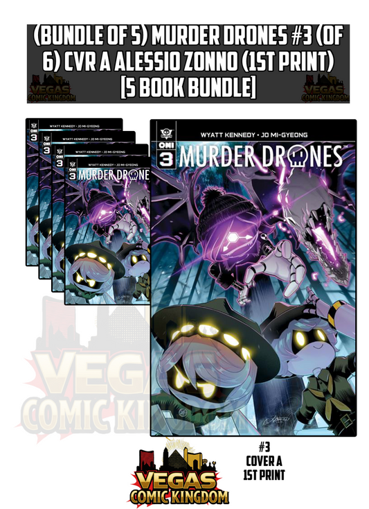 (x5) MURDER DRONES #3 (OF 6) CVR A ALESSIO ZONNO (1st Print) [5 Book Bundle]