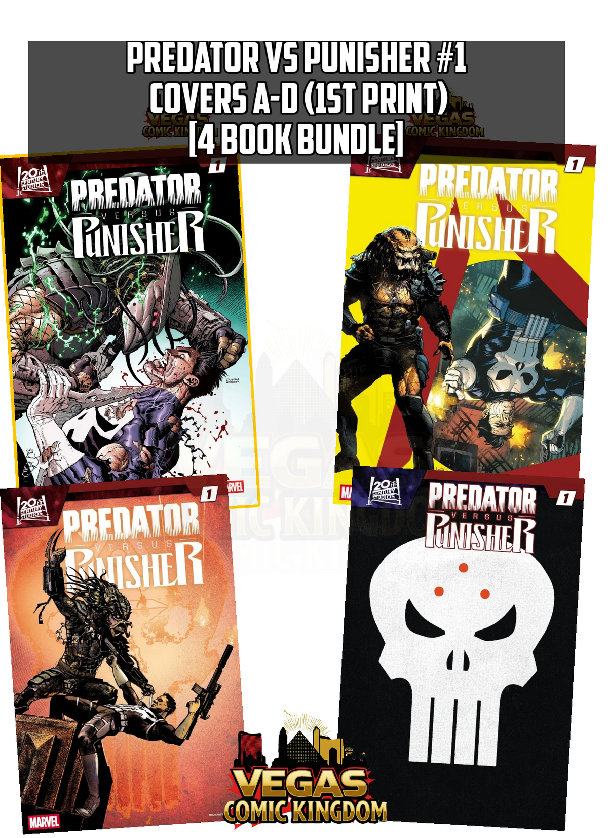 Predator vs Punisher #1 & Variants (1st Print) Marvel Comics 2026