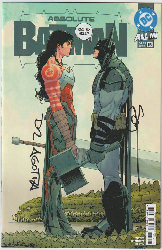 ABSOLUTE BATMAN #16 (1st Print & More) [SIGNED BY SCOTT SNYDER & NICK DRAGOTTA]