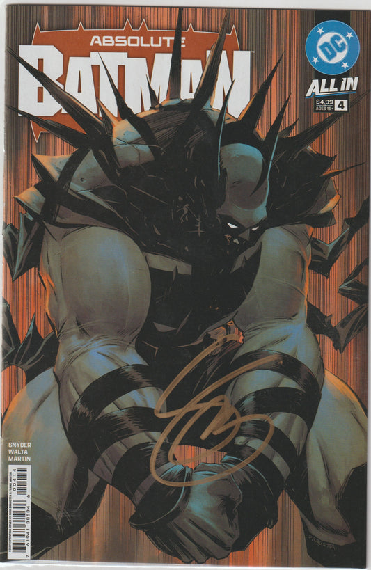 ABSOLUTE BATMAN #4 (1st Print & More) [SIGNED BY SCOTT SNYDER]