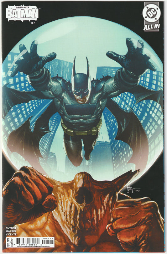 Absolute Batman #7 (2025) Mico Suayan Romulo Fajardo Card Stock Variant Cover (NM/NM+)
