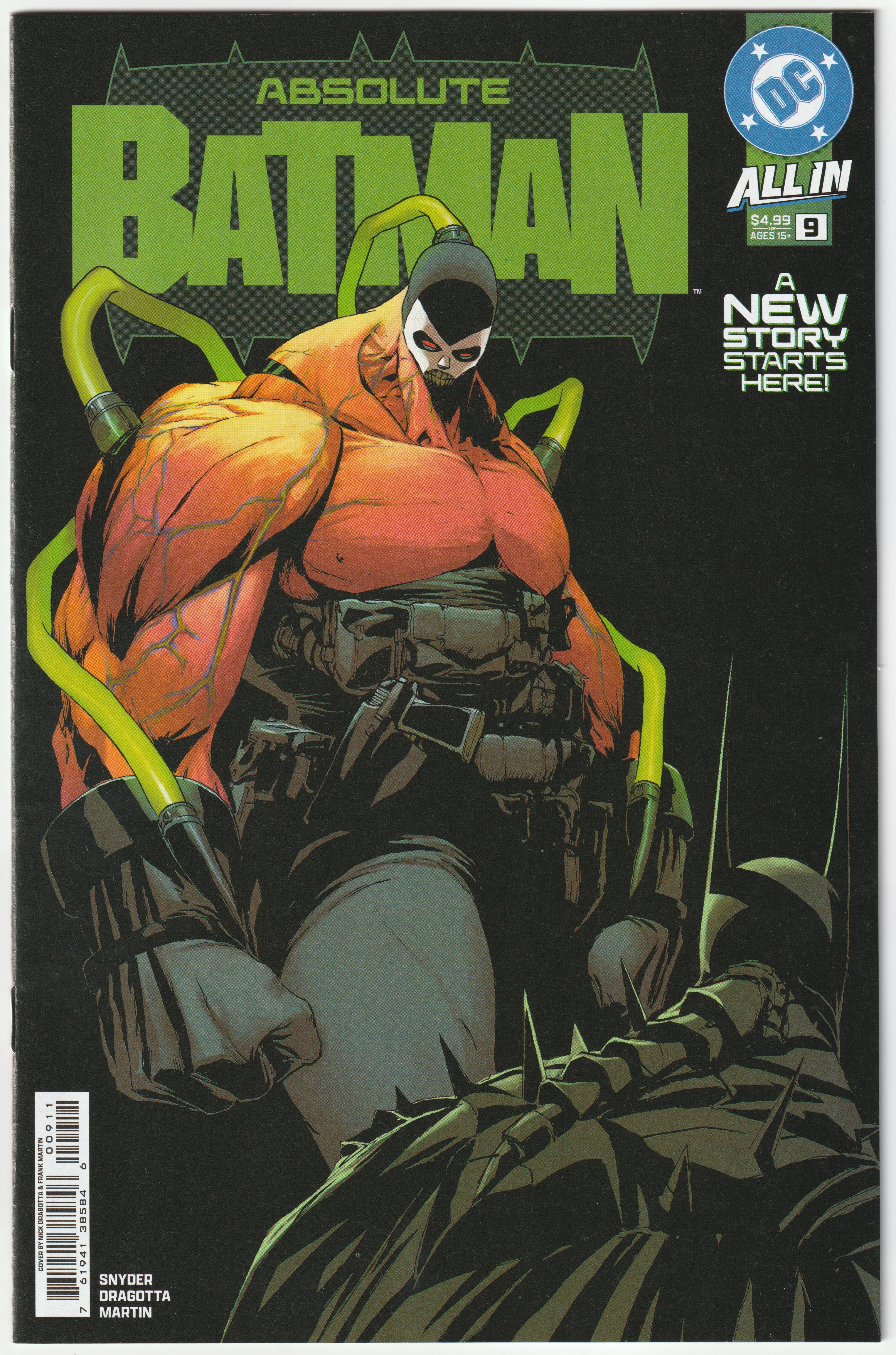 Absolute Batman #9 (2025) 1st Print Dragotta Martin Cover (NM/NM