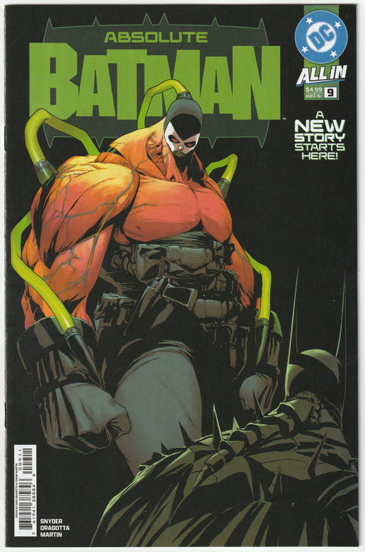 Absolute Batman #9 (2025) 1st Print Dragotta Martin Cover (NM/NM-)