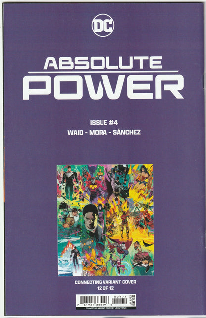 Absolute Power: Task Force VII #4 – John Timms Connecting Variant Cover (12 of 12) (2024, DC Comics)