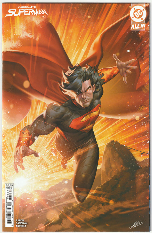 Absolute Superman #2 (2024) Mateus Manhanini Card Stock Variant Cover
