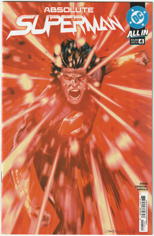 Absolute Superman #4 (1st Print, Sandoval/Arreola Cover A, NM/NM+)