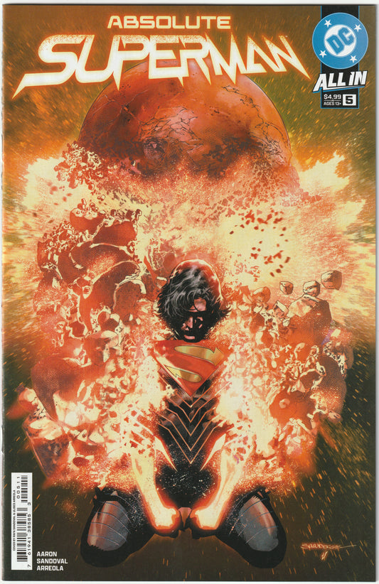 Absolute Superman #5 (1st Print, Sandoval/Arreola Cover A, NM/NM+)