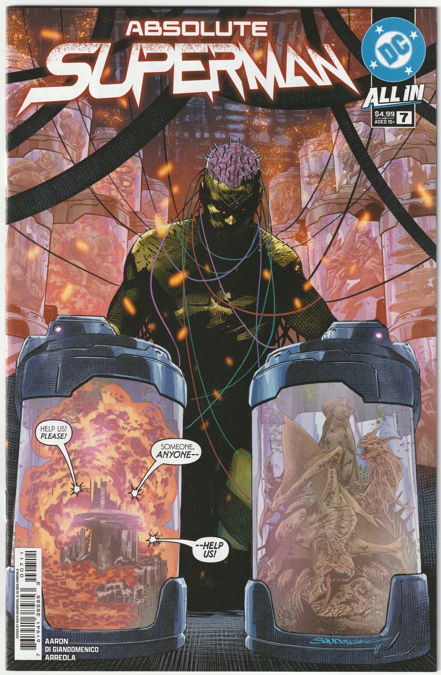 Absolute Superman #7 (1st Print, Sandoval/Arreola Cover A, NM/NM+)