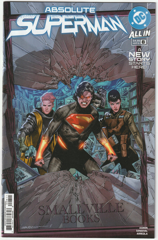 Absolute Superman #8 (1st Print, Sandoval/Arreola Cover A, NM/NM+)