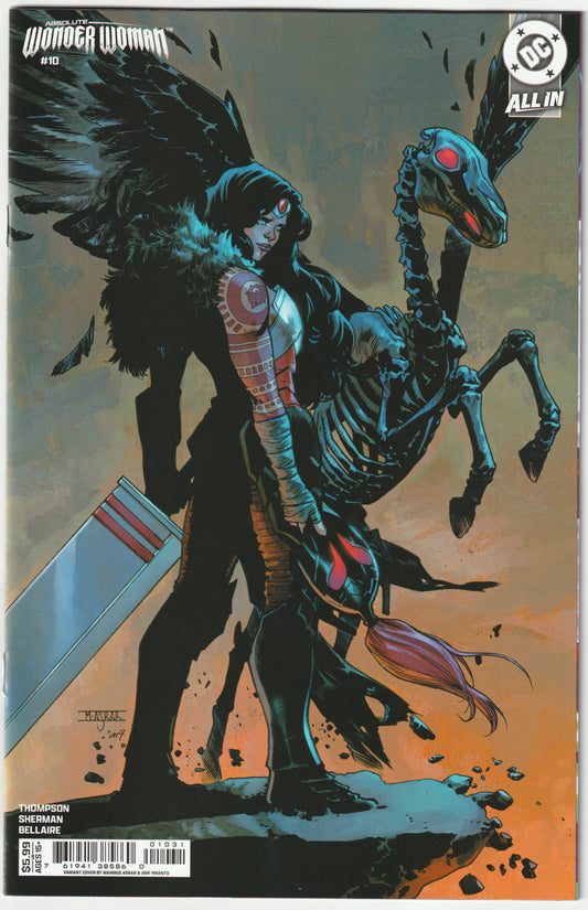 Absolute Wonder Woman Vol. 1 #10 Mahmud Asrar & Arif Prianto Card Stock Variant Cover, 1st Print – DC Comics 2025 (NM/NM+)