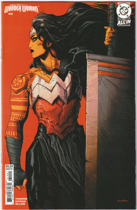 Absolute Wonder Woman #10 Kris Anka Card Stock Variant Cover, 1st Print – DC Comics 2025 (NM/NM+)