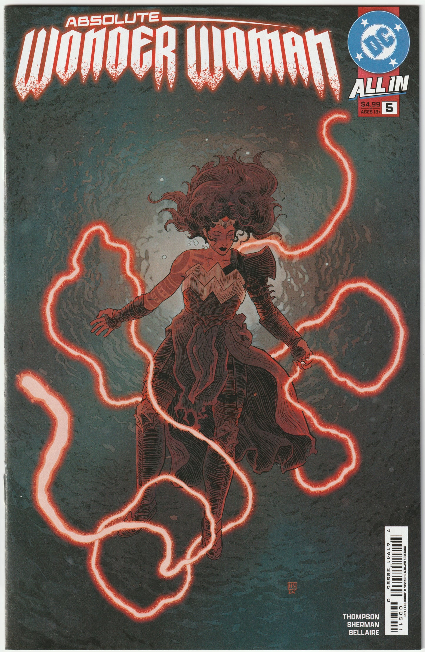 Absolute Wonder Woman #5 (1st Print, Sherman/Bellaire Cover A) (NM/NM+)