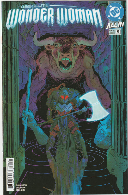Absolute Wonder Woman #9 (2025) 1st Print Sherman Bellaire Variant Cover  (NM/NM+)