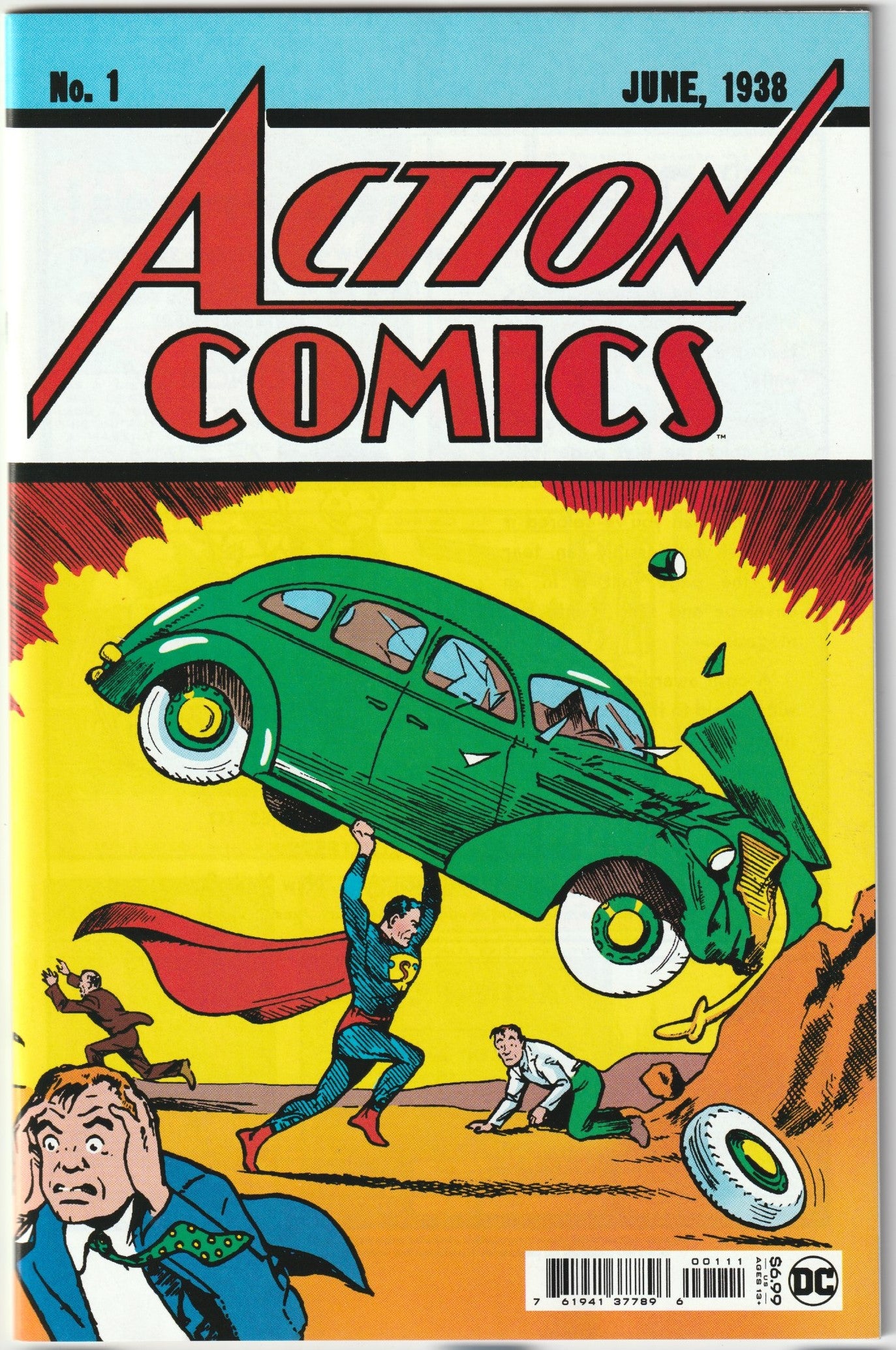 Action Comics Reprint Action Comics #1 (1938) Reprint – The Vegas Comic Kingdom