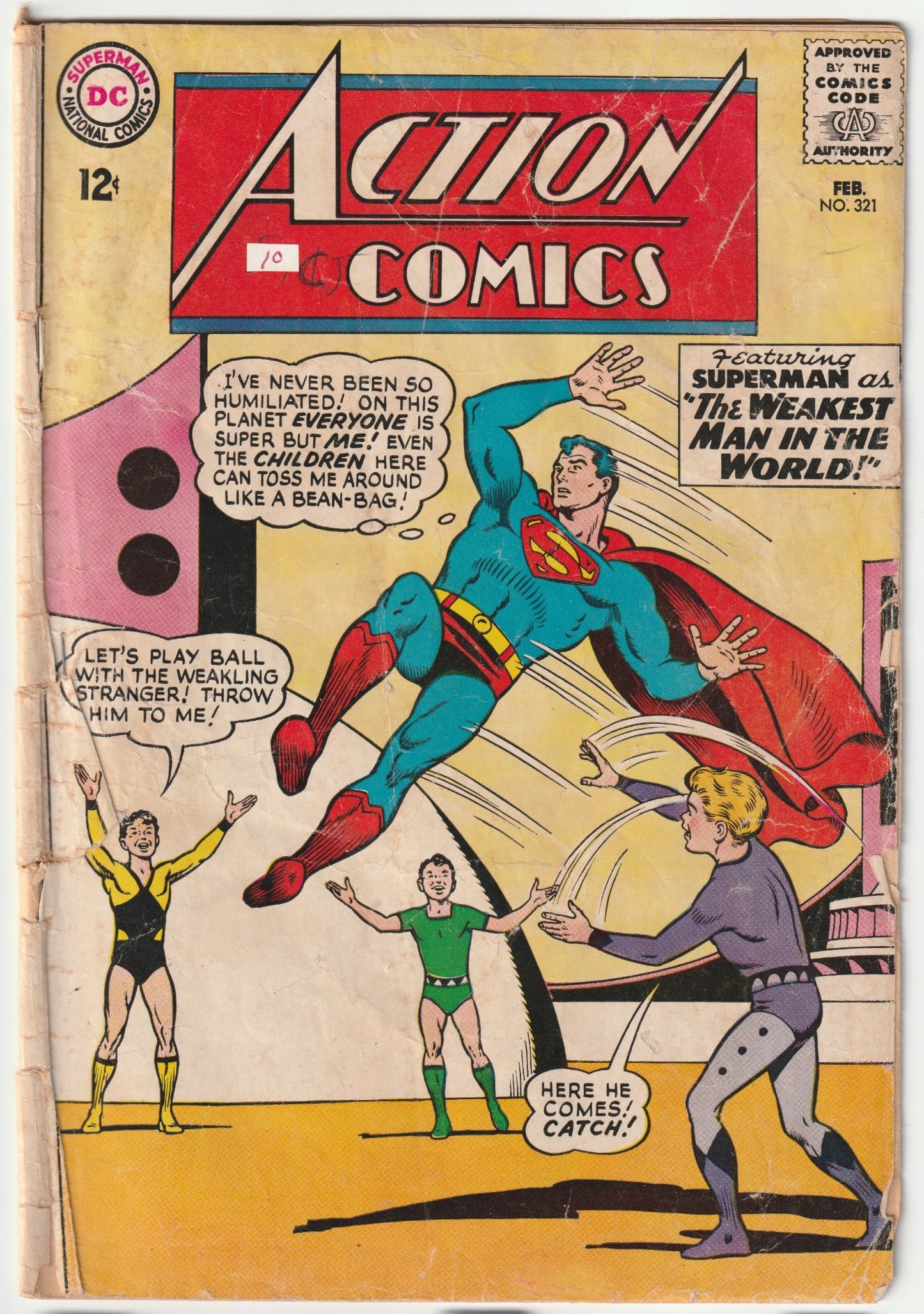 Action Comics #321 Superman: "Superman--Weakest Man in the World!" &  Supergirl: "The Enemy Supergirl" (FR/GD)