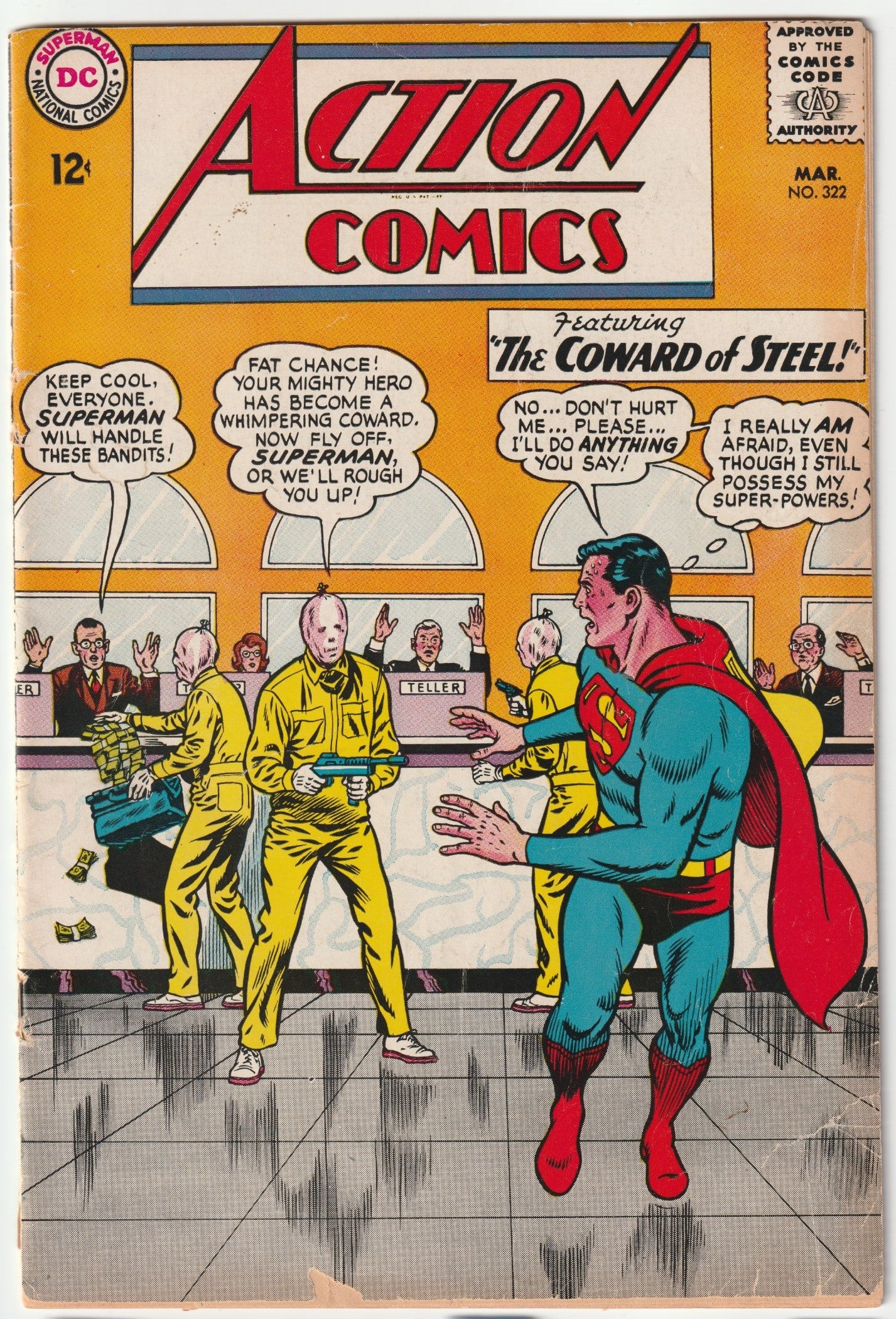 Action Comics #322 Superman: "The Coward of Steel!" & Supergirl: "The Planet of Outcasts!" (FR/GD)