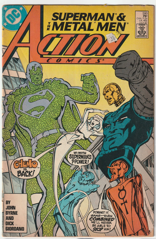 Action Comics (1938) #590 "Better Living Dying Through Chemistry" (VG/VG+)
