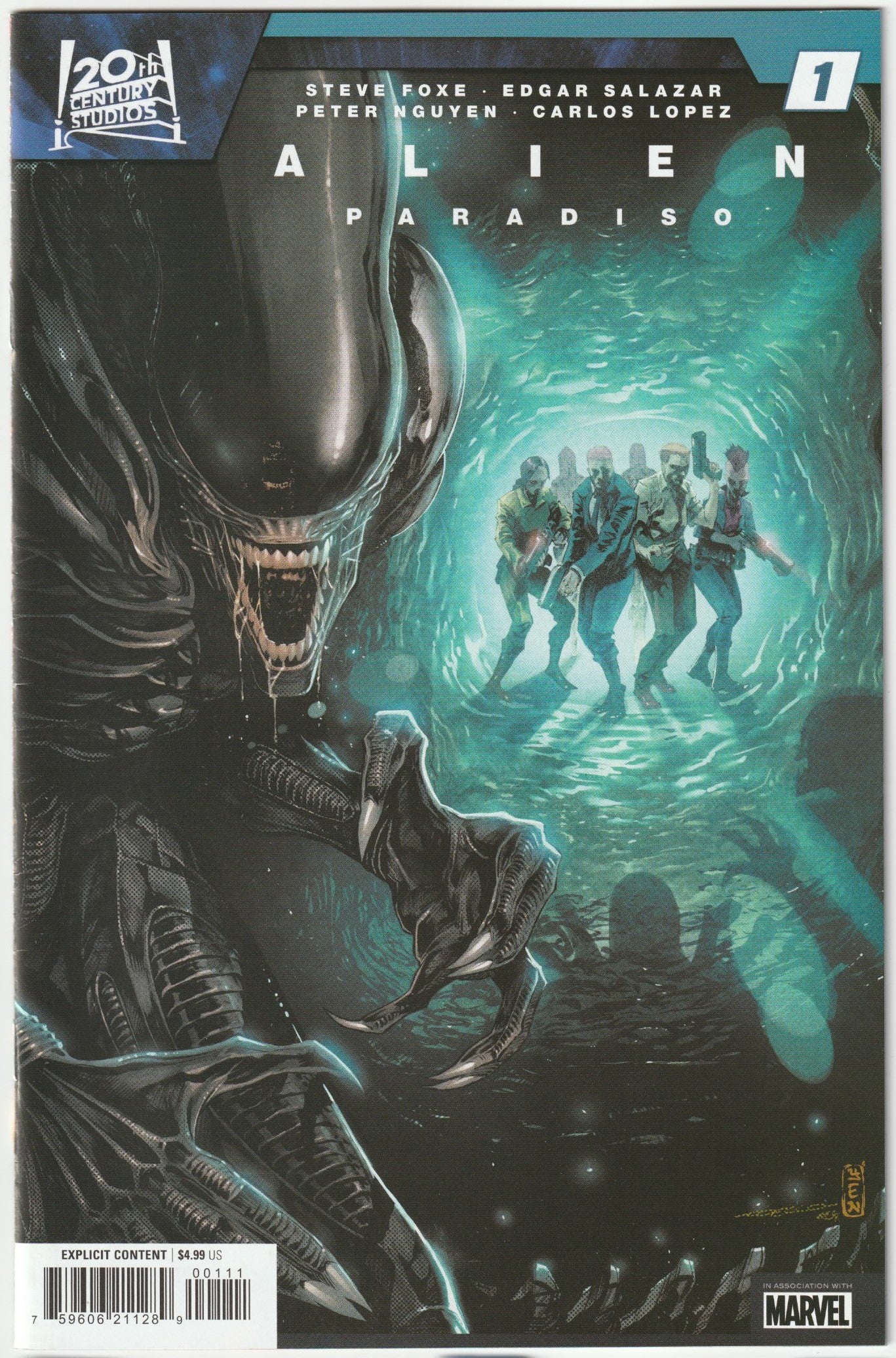 Alien: Paradiso #1 (Marvel Comics, 2025) (NM/NM-)