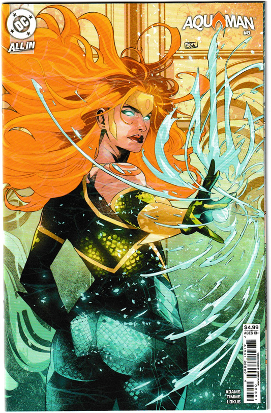 Aquaman Vol. 9 #8 Edwin Galmon Cardstock Variant Cover (DC Comics, 2025) (NM/NM+)