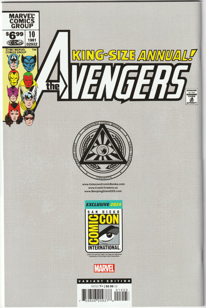 Avengers King-Size Annual #10 Facsimile Edition (Nate Szerdy Foil Virgin Cover) (NM/NM+)