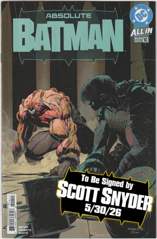 ABSOLUTE BATMAN #10 (1st Print & More) [SIGNED BY SCOTT SNYDER]
