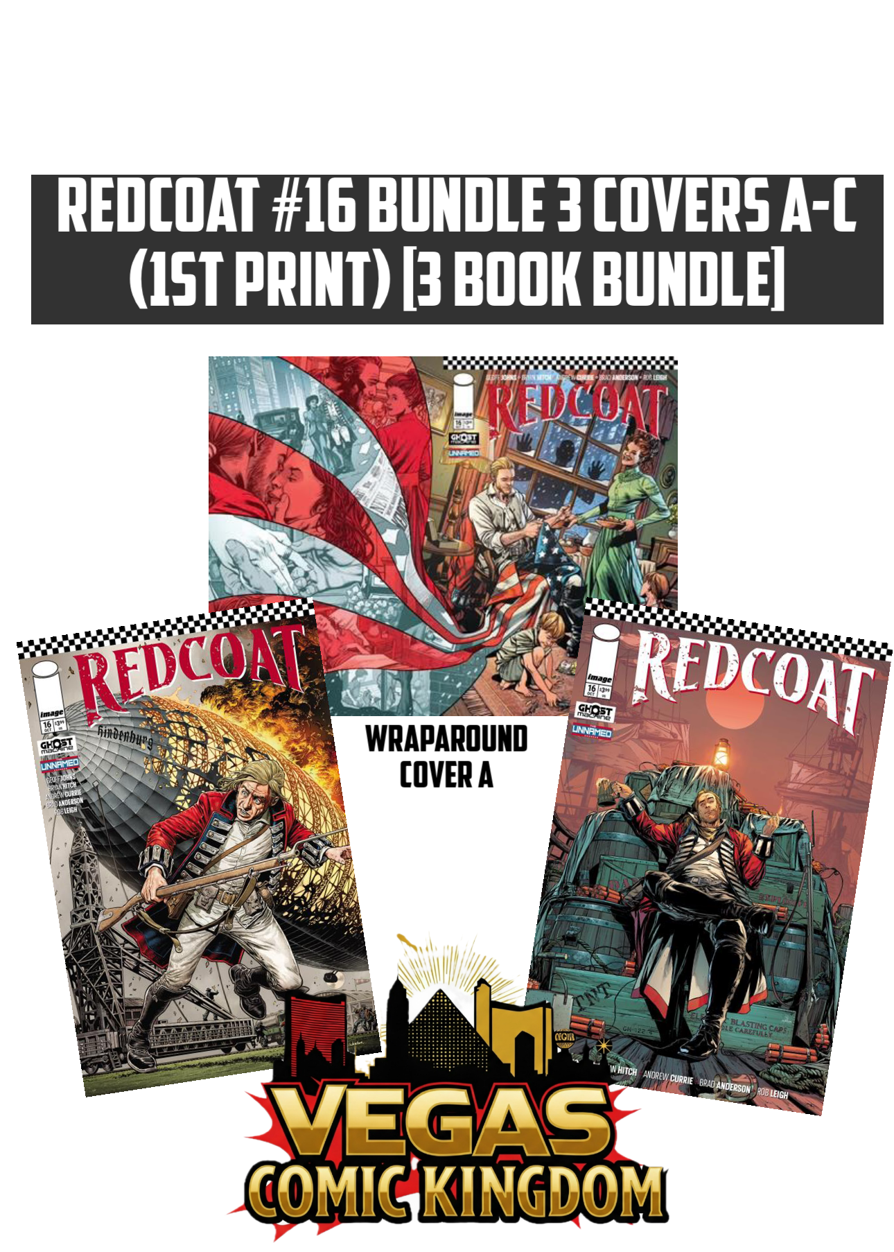 REDCOAT #16 Bundle 3 Covers A-C (1st Print) [3 Book Bundle]