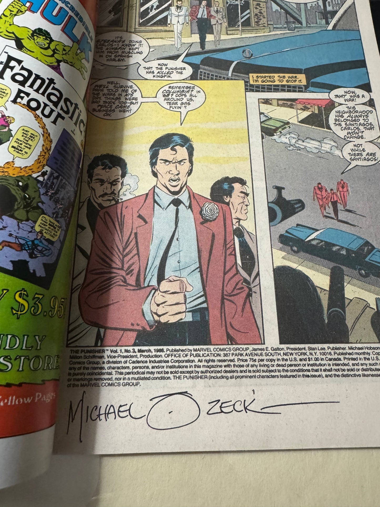 Punisher (1986) #3 of 5 [SIGNED BY STEVEN GRANT & MIKE ZECK]