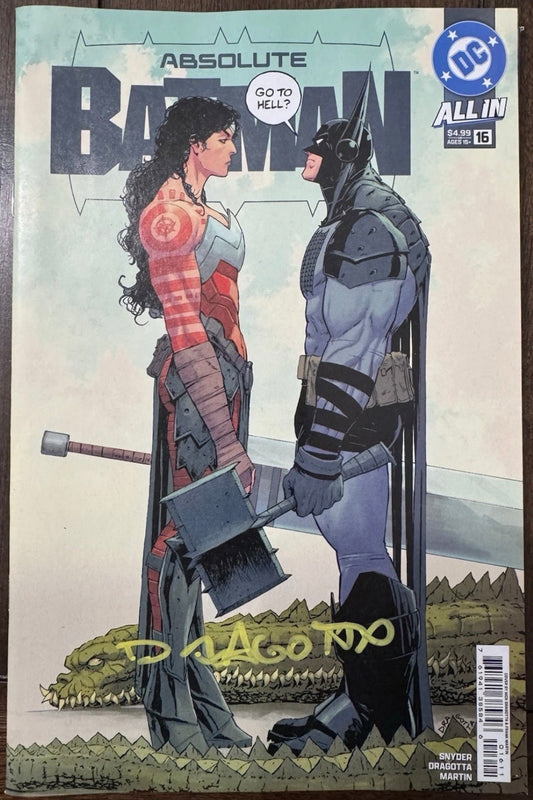 ABSOLUTE BATMAN #16 (1st Print & More) [SIGNED BY SCOTT SNYDER & NICK DRAGOTTA]