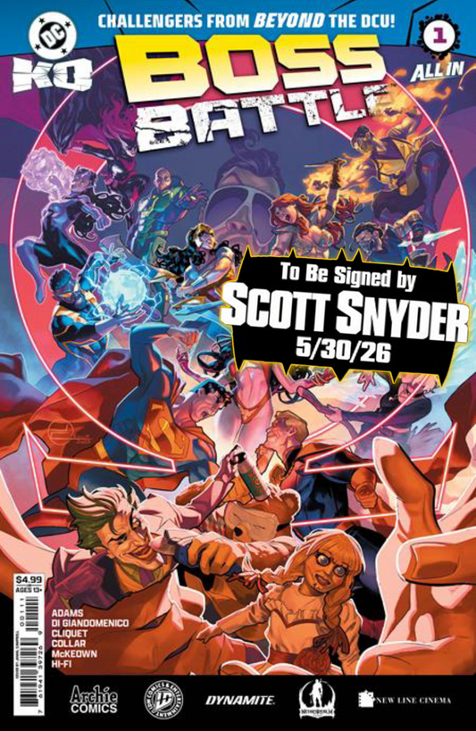DC K.O. BOSS BATTLE #1 (ONE SHOT) & Variants (1st Print) [SIGNED BY SCOTT SNYDER]