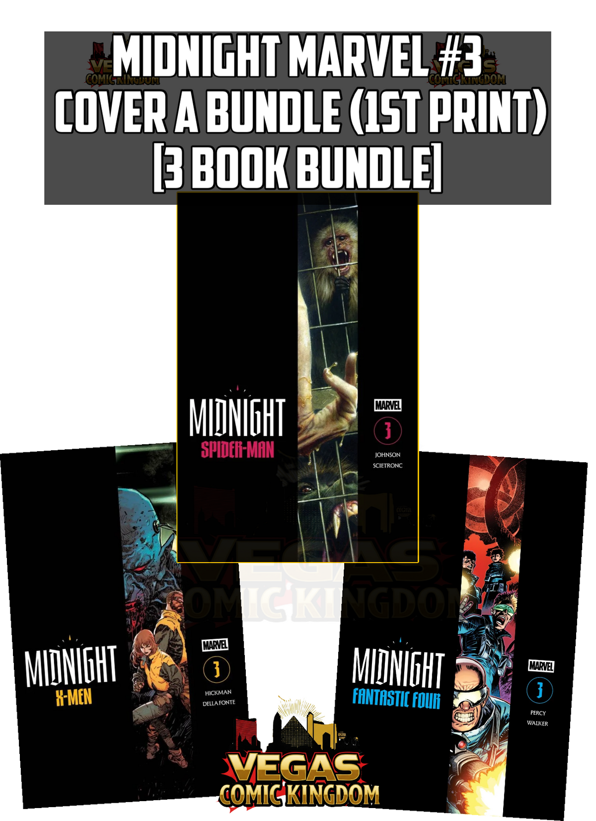 Midnight #3 A Cover Bundle [3 Book Bundle] (1st Print) Marvel Comics 2026