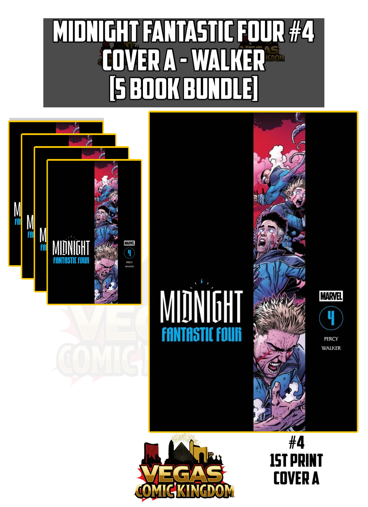 Midnight Fantastic Four #4 & Variants (1st Print) Marvel Comics 2027
