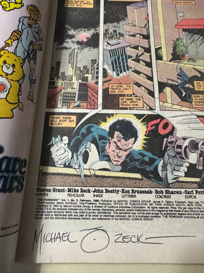 Punisher (1986) #2 of 5 [SIGNED BY STEVEN GRANT & MIKE ZECK]