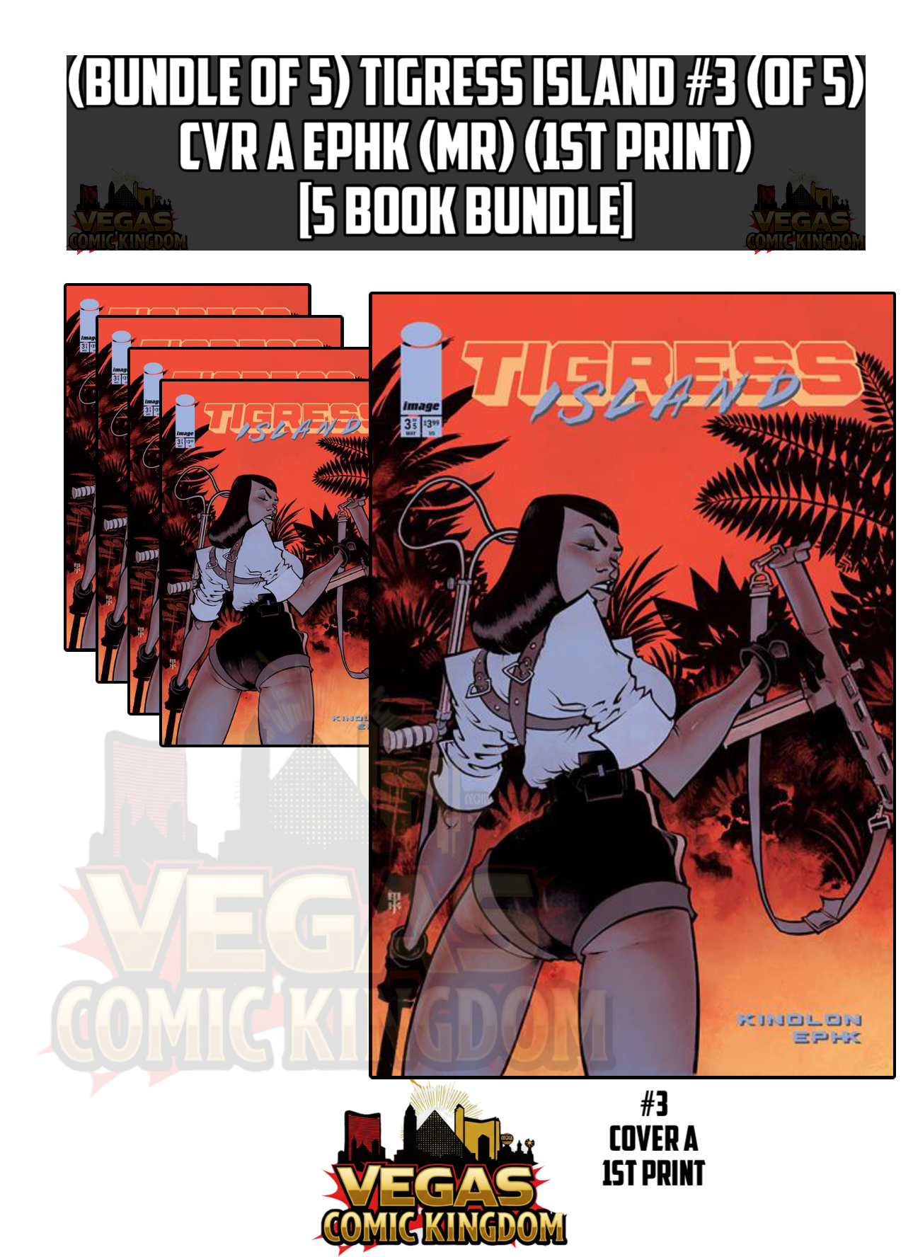 (x5) TIGRESS ISLAND #3 (OF 5) CVR A EPHK (MR) (1st Print) [5 Book Bundle]