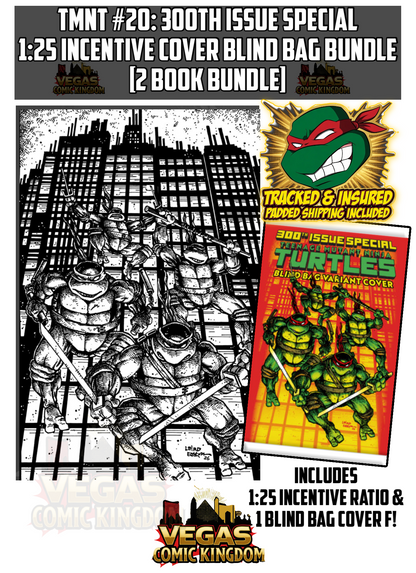 Teenage Mutant Ninja Turtles #20: 300th Issue Cover H 1:25 Incentive Bundle [2 Book Bundle]