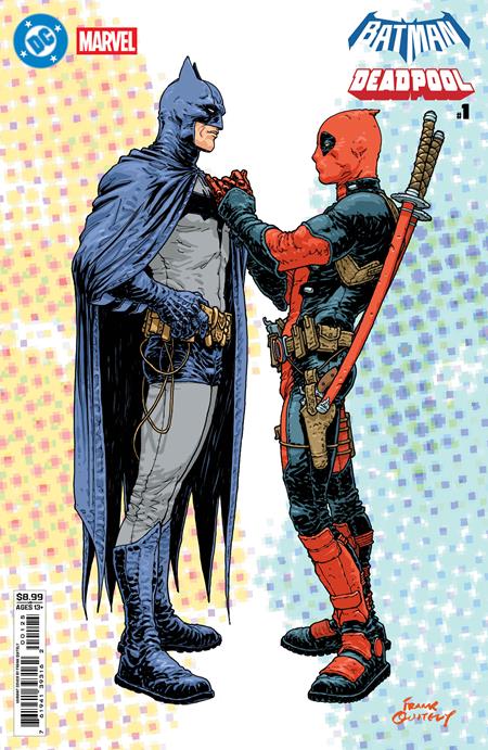 DC MARVEL BATMAN DEADPOOL #1 (ONE SHOT) CVR N FRANK QUITELY BATMAN DEADPOOL CARD STOCK VAR