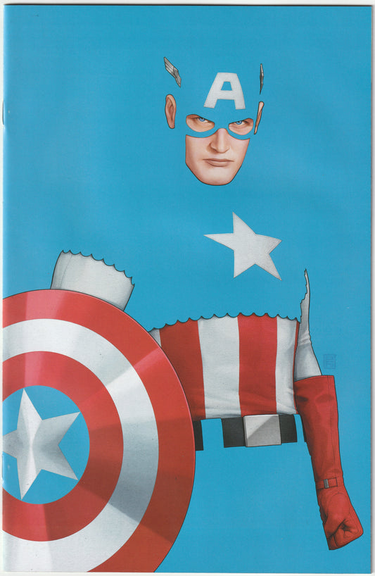 Captain America #2 John Tyler Christopher Negative Space Virgin Variant NM/NM+