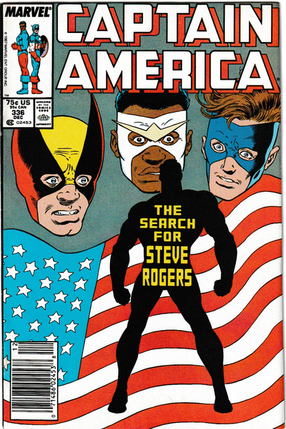 Captain America Vol. 1 #336 (Marvel Comics, 1987) – Mike Zeck Cover (FN/VF)