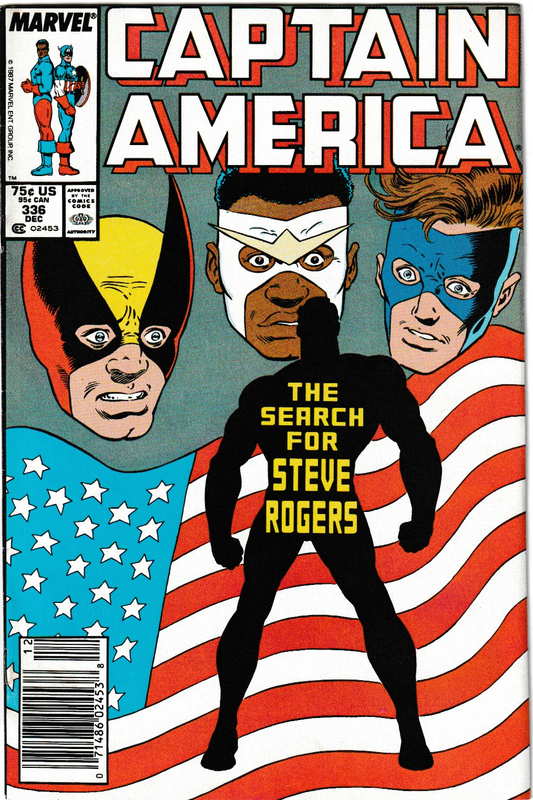 Captain America Vol. 1 #336 (Marvel Comics, 1987) – Mike Zeck Cover (FN/VF)