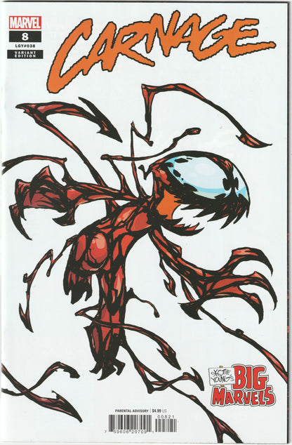 Carnage #8 (Skottie Young Big Marvel Variant) (NM/NM+)