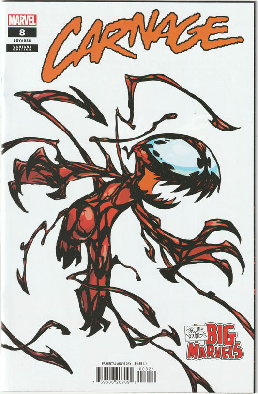 Carnage #8 (Skottie Young Big Marvel Variant) (NM/NM+)