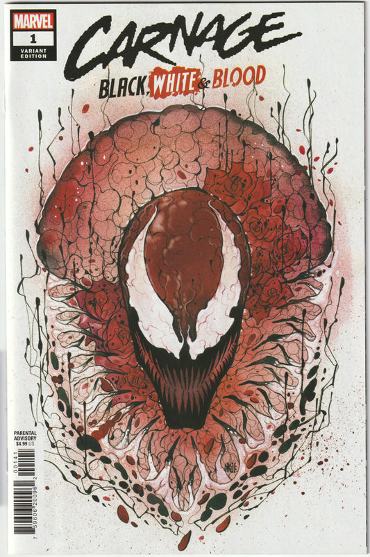 Carnage: Black, White & Blood #1 (Peach Momoko Variant) (NM/NM+)