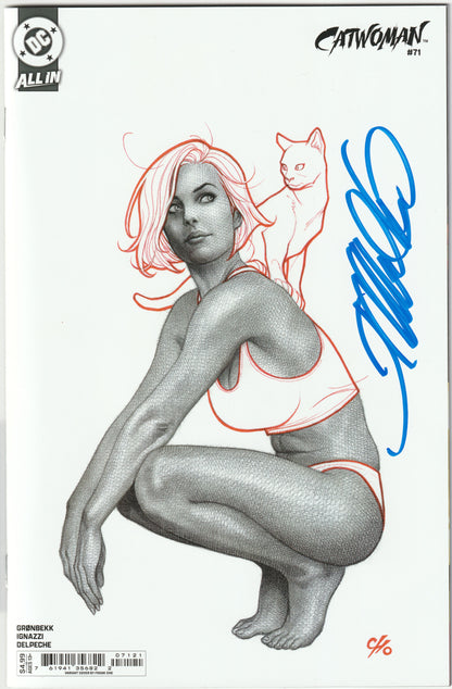 Catwoman #71 (Sabine Rich & Frank Cho cover)  – Signed by Frank Cho (NM/NM-)
